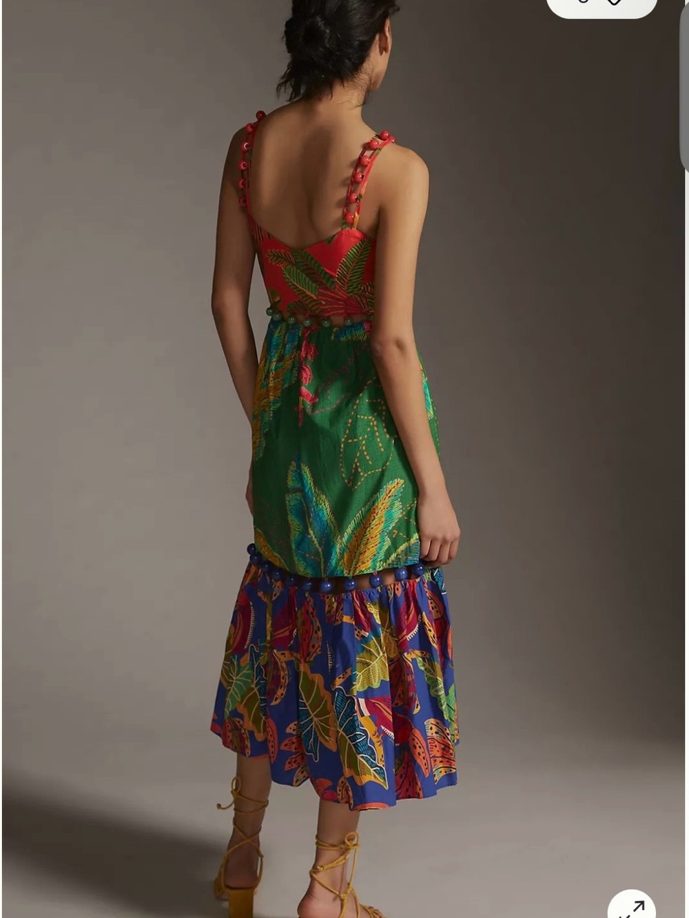 New without Tags Farm Rio Mixed Print Maxi Dress - Picture 2 of 11